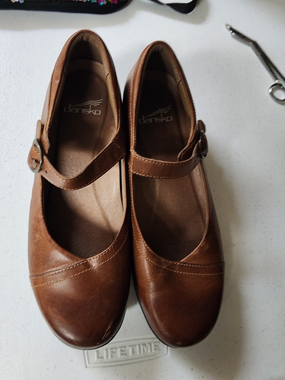 Dansko Women’s Brown Mary Jane Comfort Shoes
